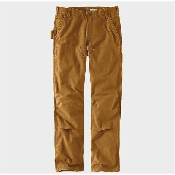 Carhartt RUGGED FLEX 38x30 Straight Fit Duck Double Front Tapered Utility Pants - Picture 2 of 10